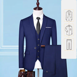 Hot-selling men suit pants Leisure Business prom suits Men's Outfit Three Pieces suit set for men
