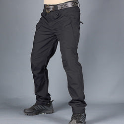 Men's Tactical Pants IX7 Water Resistant Cargo Pants Lightweight Hiking Work Pants