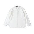 wholesale 100% cotton Designer dress shirts button down mens shirts long sleeve oversized  white shirts casual blouse