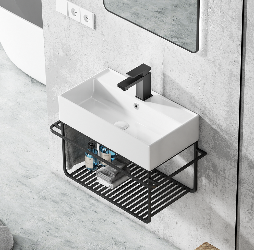 Modern High Quality Hotel Decor Washbasin Table Top Ceramic Bathroom Sink