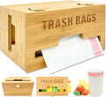 Large Trash Bag Dispenser With handles Garbage Bag Holder Kitchen Laundry Trash Can Organizer, Drawer divider