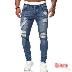 2022 mens slim fit ripped jeans Stretch Jeans Casual Pants multi-color denim jeans for men