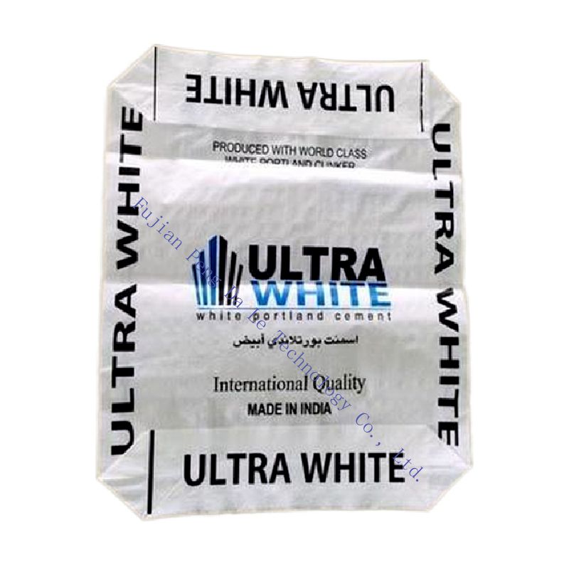 50*60*10 PP Woven Laminated/Laminate Mortar Valve Pocket Plastic Packing/Packaging Cement Sack Bag 50kg