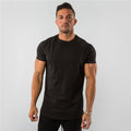 95%cotton 5% elastane custom private logo fitness gym wear sports apparel plain blank men T Shirt