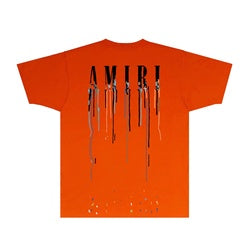 Amiry NEW Mens Womens Designer T shirts Printed Fashion man T-shirt Top Quality Cotton Casual Tees Short Sleeve Luxury Hip Hop