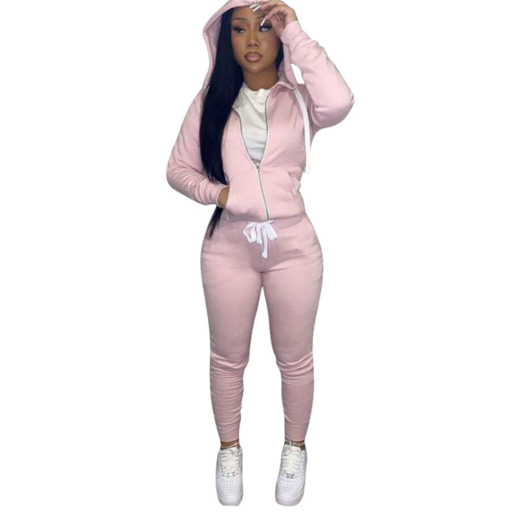 good quality two piece set girl ladies outfits 2 piece set women clothing joggers two piece set tracksuit