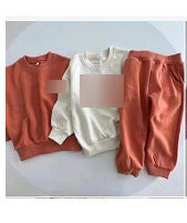 Spring Autumn Brand New Children Sports Suit Boys and Girls Large Size Loose Sweatshirts Tops Pants 3pcs Set Kids Casual Outwear