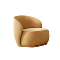 Modern Nordic Light Luxury Style Hotel Furniture Bedroom Living Room Hall Upholstered Leisure Sofa Armrest Chair With Metal Base