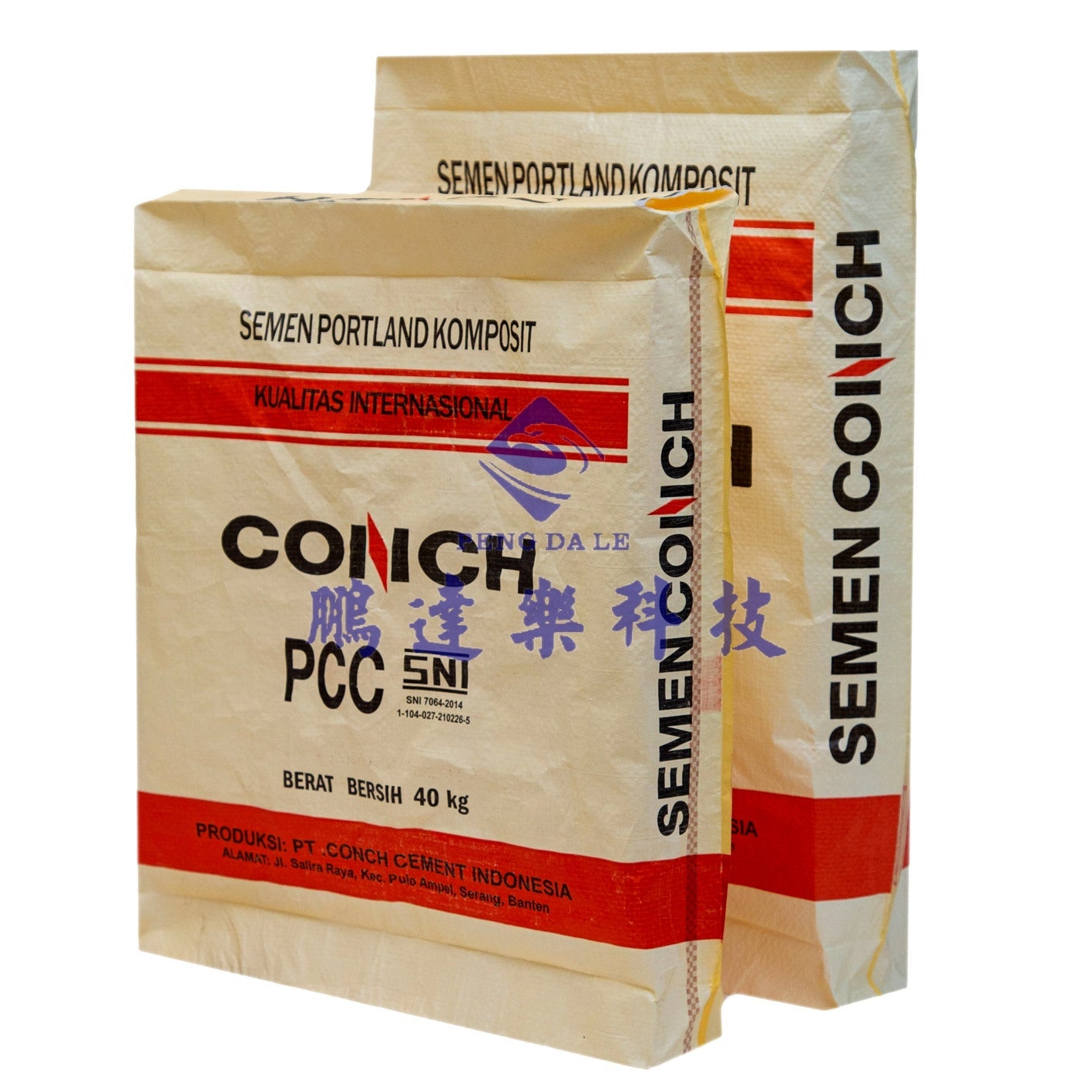 Factory Cement Bagging 50 Kg Brand White Empty Block Bottom Concrete Bag