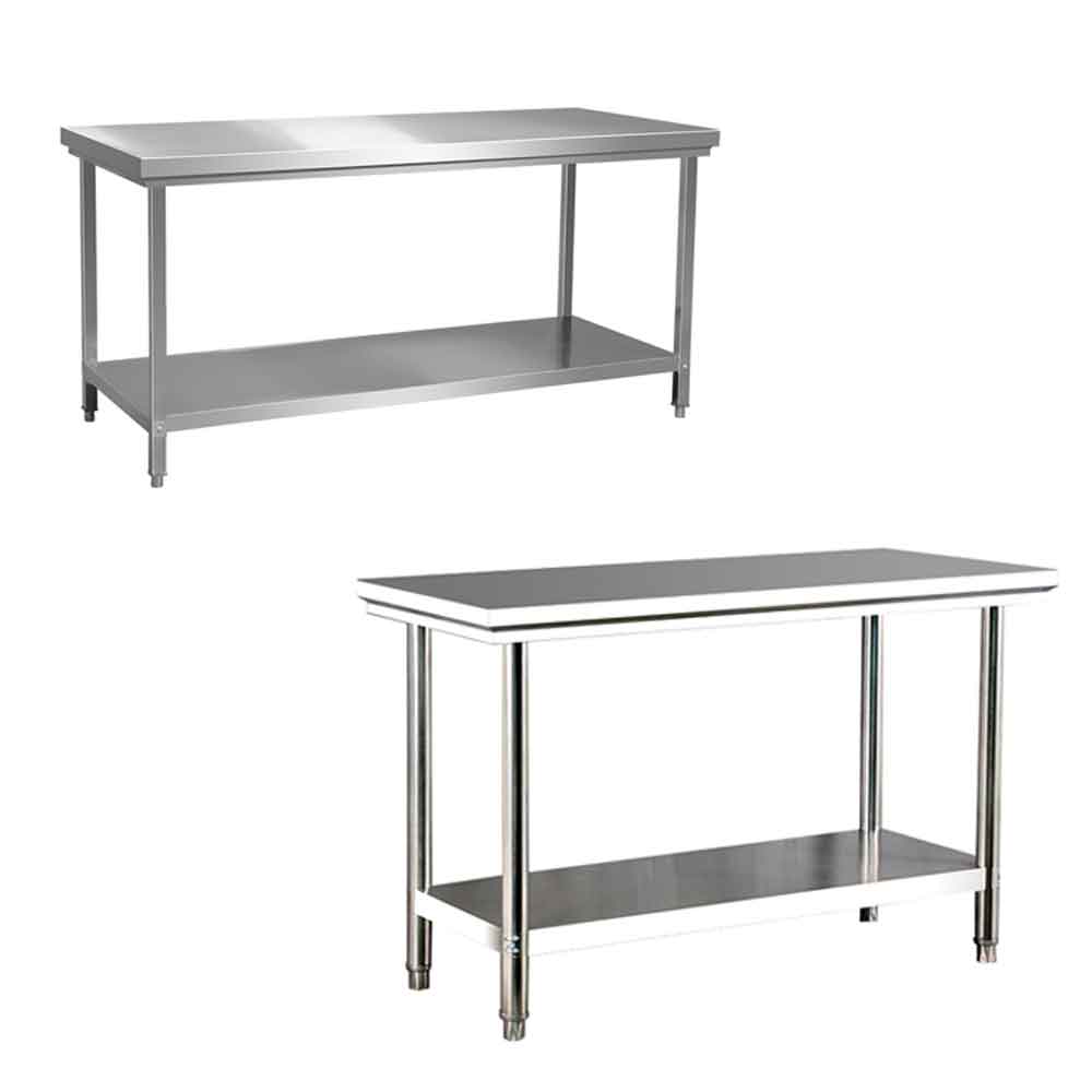 Hotel Commercial Stainless Steel Kitchen Work Table Removable Work Pre Table restaurant equipment