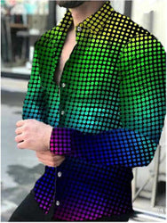 custom silk slim men tee dress shirts casual clothes long sleeve printing shirts for mens fashion shirts