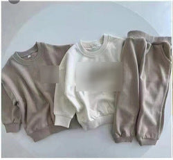 Spring Autumn Brand New Children Sports Suit Boys and Girls Large Size Loose Sweatshirts Tops Pants 3pcs Set Kids Casual Outwear