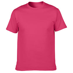 Tee Shirts Company Promotional Logo Printed Bulk Plain Staff Uniform Adult 180g White 100 Cotton Unisex Custom Men's T-Shirts