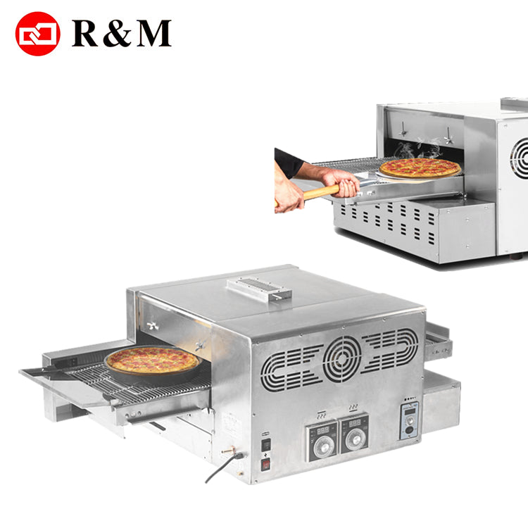 Commercial gas mini electric tunnel conveyer conveyor belt pizza oven machine 12 18 32 inch for sale price restaurant equipment