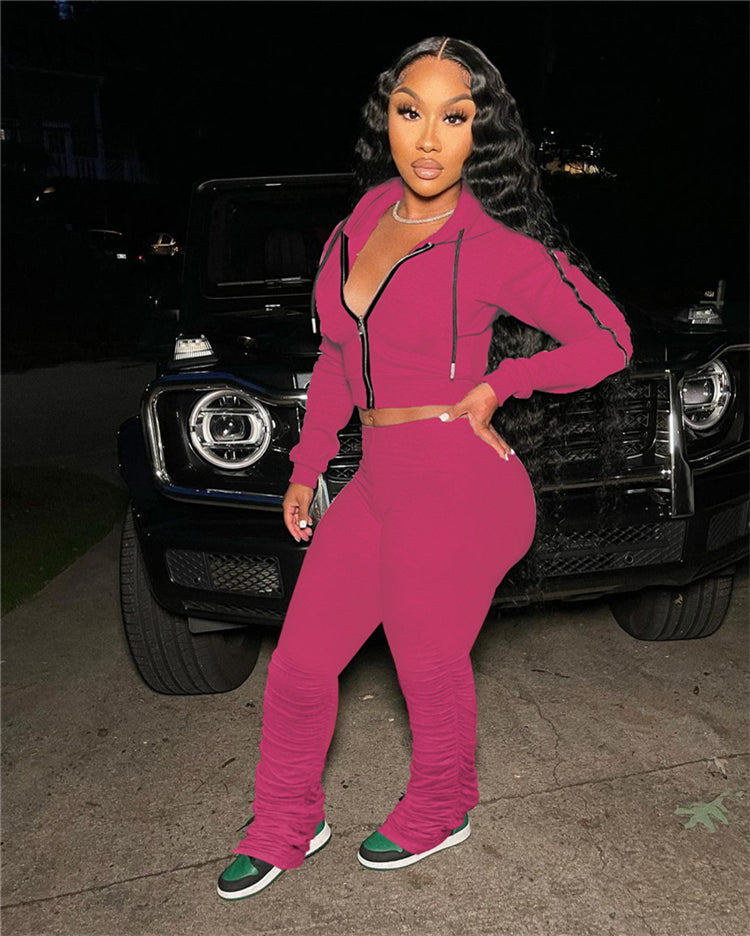 new autumn long sleeve woman clothes ladies autumn set 2 piece outfit womens two piece pants set