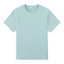 HIC Custom 170G 100% Cotton Printing Logo Tee Shirts Blank Embroidery Unisex Anti-wrin Base Layer Fitness T Shirts