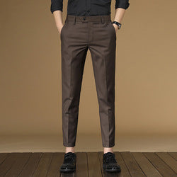 Bulk Formal Dress Pants for Men Simple Plain Slim Fit Trousers Men's Work Wedding Banquet Business Office Pants