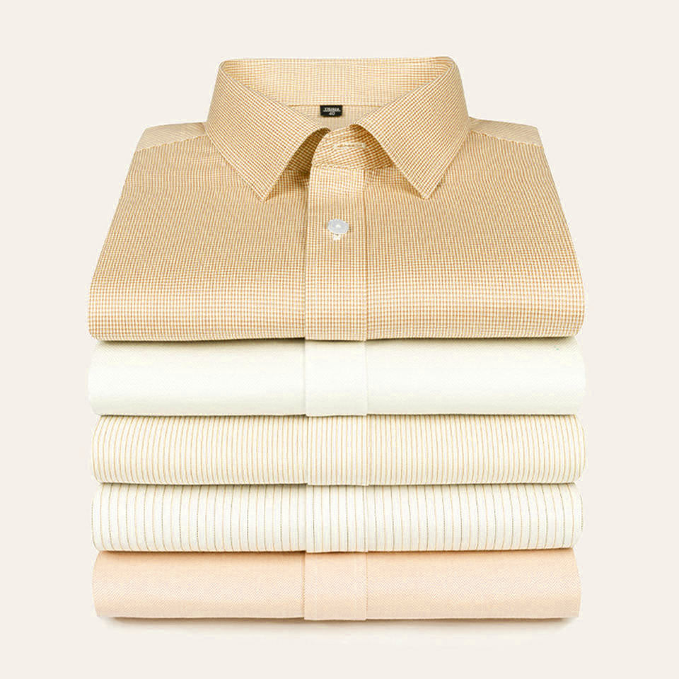 Custom Wholesale Different Colors Polyester or 100% Cotton Mens Formal Long Sleeve Pain Solid Casual Business Dress Shirts