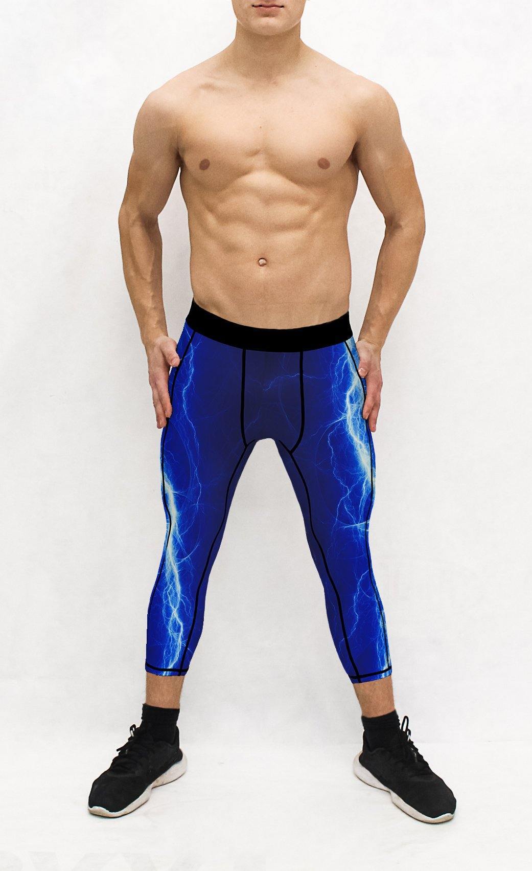 mens blue lightning