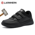 Larnmern Men's Shoes Kitchen Chef's Oil Resistant Work Shoes Waterproof, Non slip Safety Shoes Hotel Restaurant