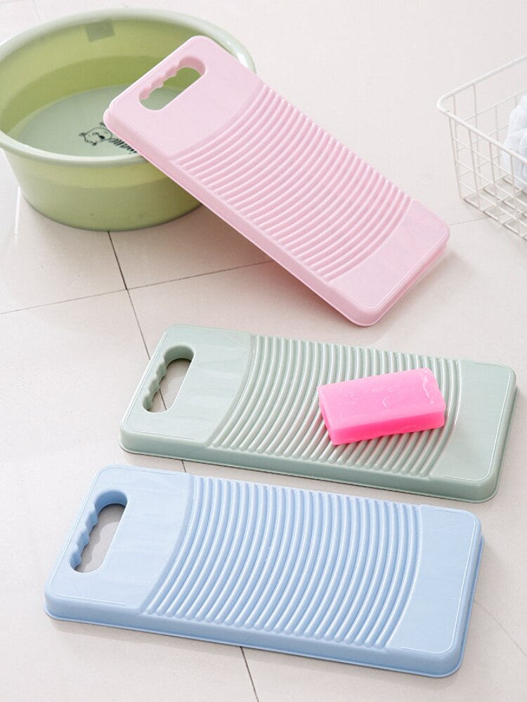 Multicolor Home Washboard Washboard Plastic Extra Thick and Durable Size Mini Brush Laundry Mat Penalty Kneeling Washboard