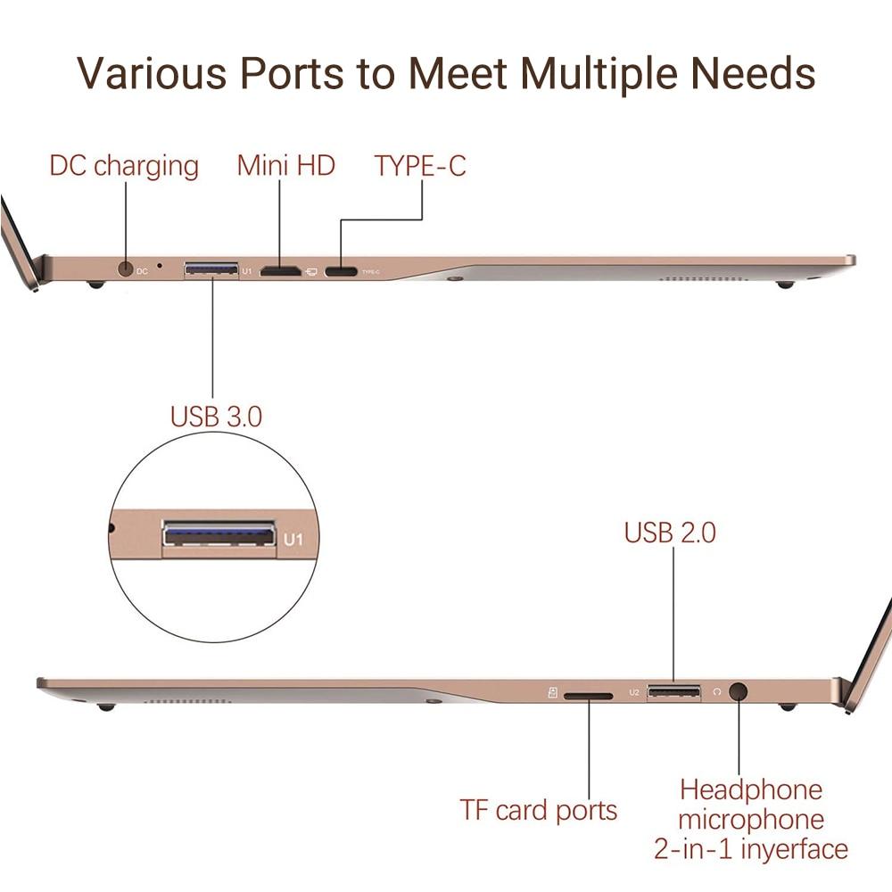 new jumper ezbook x3 air notebook 8gb 128gb 13 3 inch 1920 1080 ips screen intel n4100 ultra slim laptop windows 10 laptops