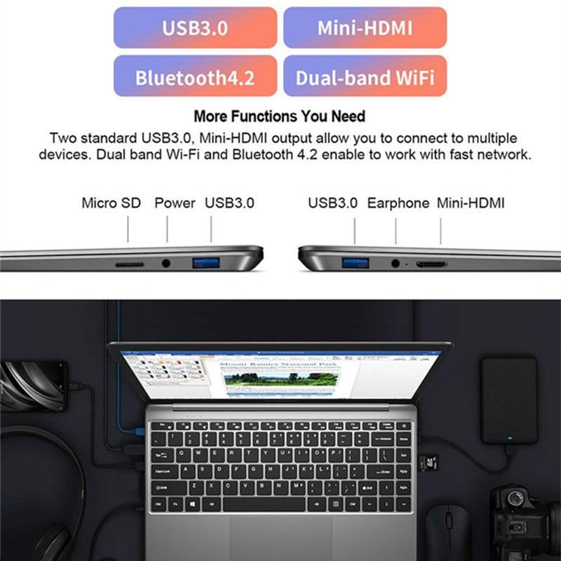 teclast f7 plus 14 1laptop 8gb ram 256gb ssd windows10 1920 1080 intel celeron n4100 wifi backlit keyboard ultra thin notebook laptops