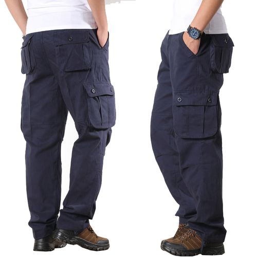 Custom Cotton Twill worker pant High Quality Multi-pockets Men Solid color Cargo Long Pants