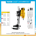 VEVOR Vertical Diamond Core Drill Stand 205mm 255mm Heavy Duty Engineering Bench Wet/Dry Concrete Drilling Machine 3980W 4450W