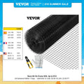 VEVOR Welded Wire Fence Vinyl Coated Chicken Rabbit Mesh 1"x1" 16 Gauge 24"x50'/24"x100'/36"x50' Black Hardware Cloth &amp; Mesh