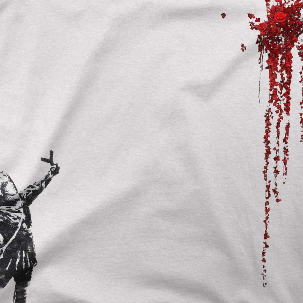 banksy valentines day mural reproduction t shirt