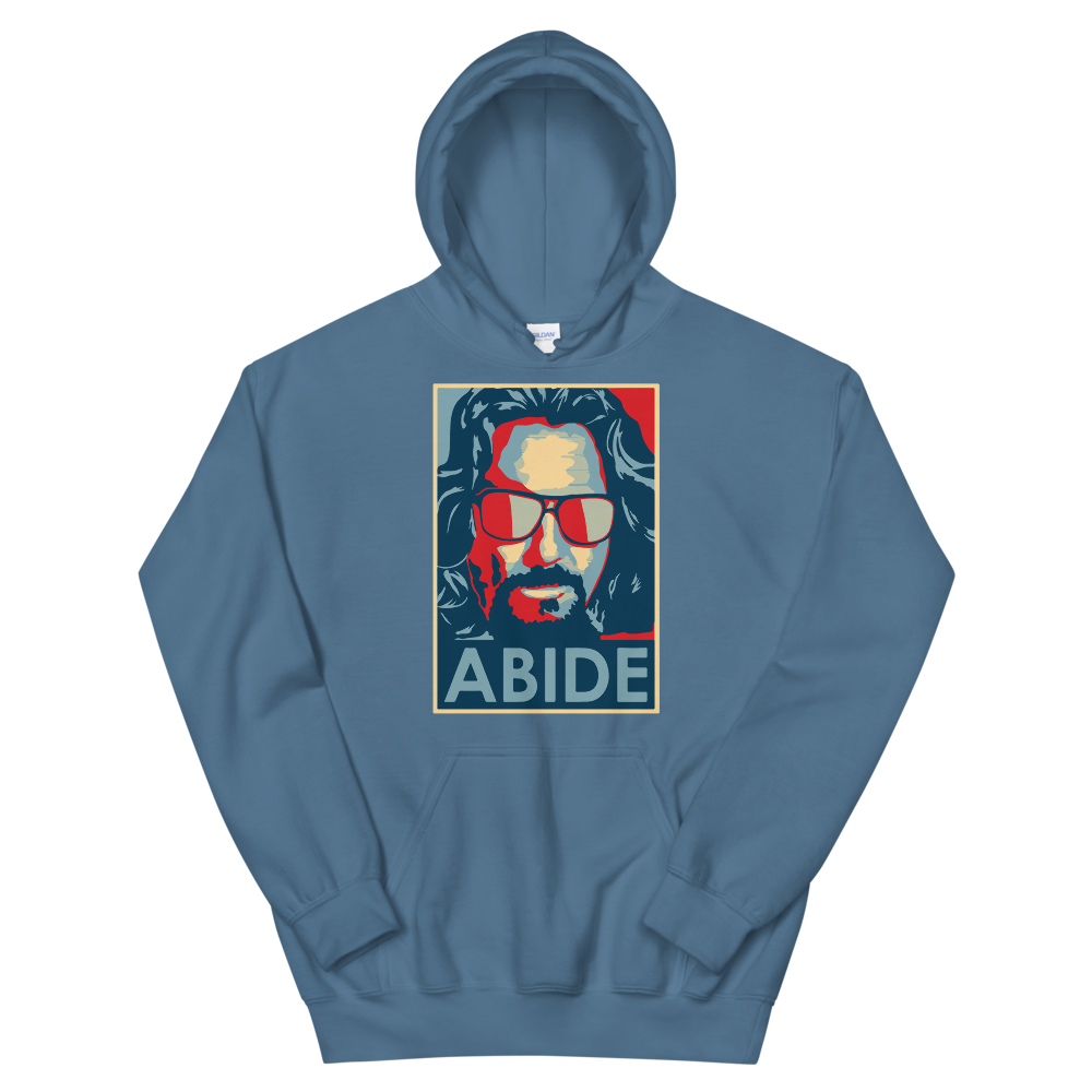 big lebowski abide hope style artwork unisex hoodie