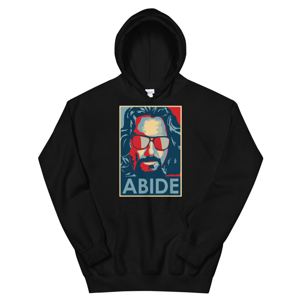 big lebowski abide hope style artwork unisex hoodie