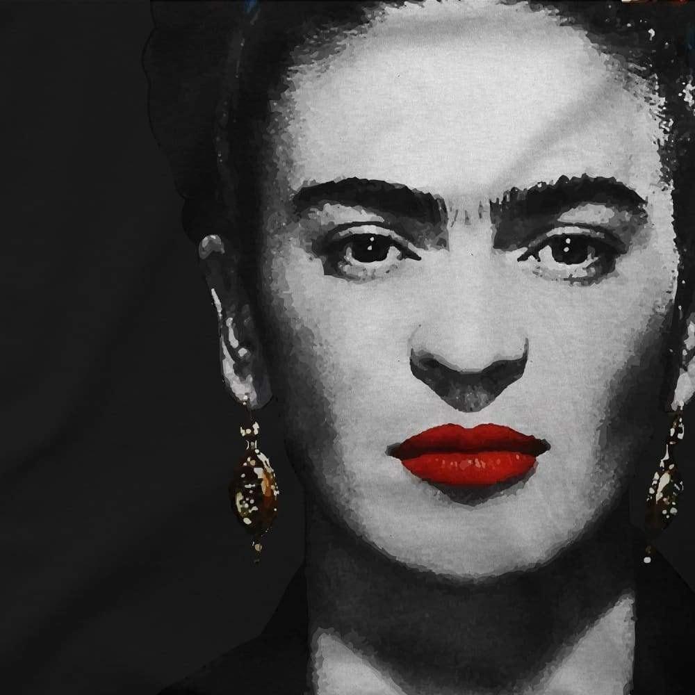 frida kahlo with flowers poster artwork t shirt art o rama