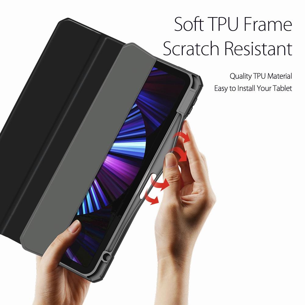 ipad case for 2021 mini 6 pro 11 9th generation case 10 2 2018 9 7 5 6th air 2 3 4 10 5 10 9 pu silicon transparent cover funda tablets e books case