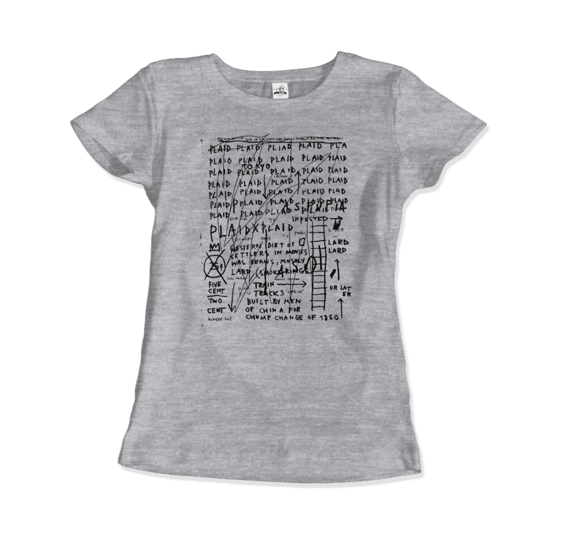 jean michel basquiat not detected 1982 artwork t shirt art o rama