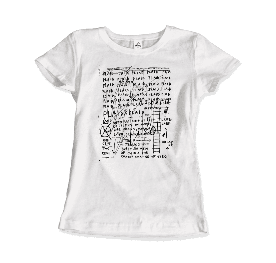 jean michel basquiat not detected 1982 artwork t shirt art o rama