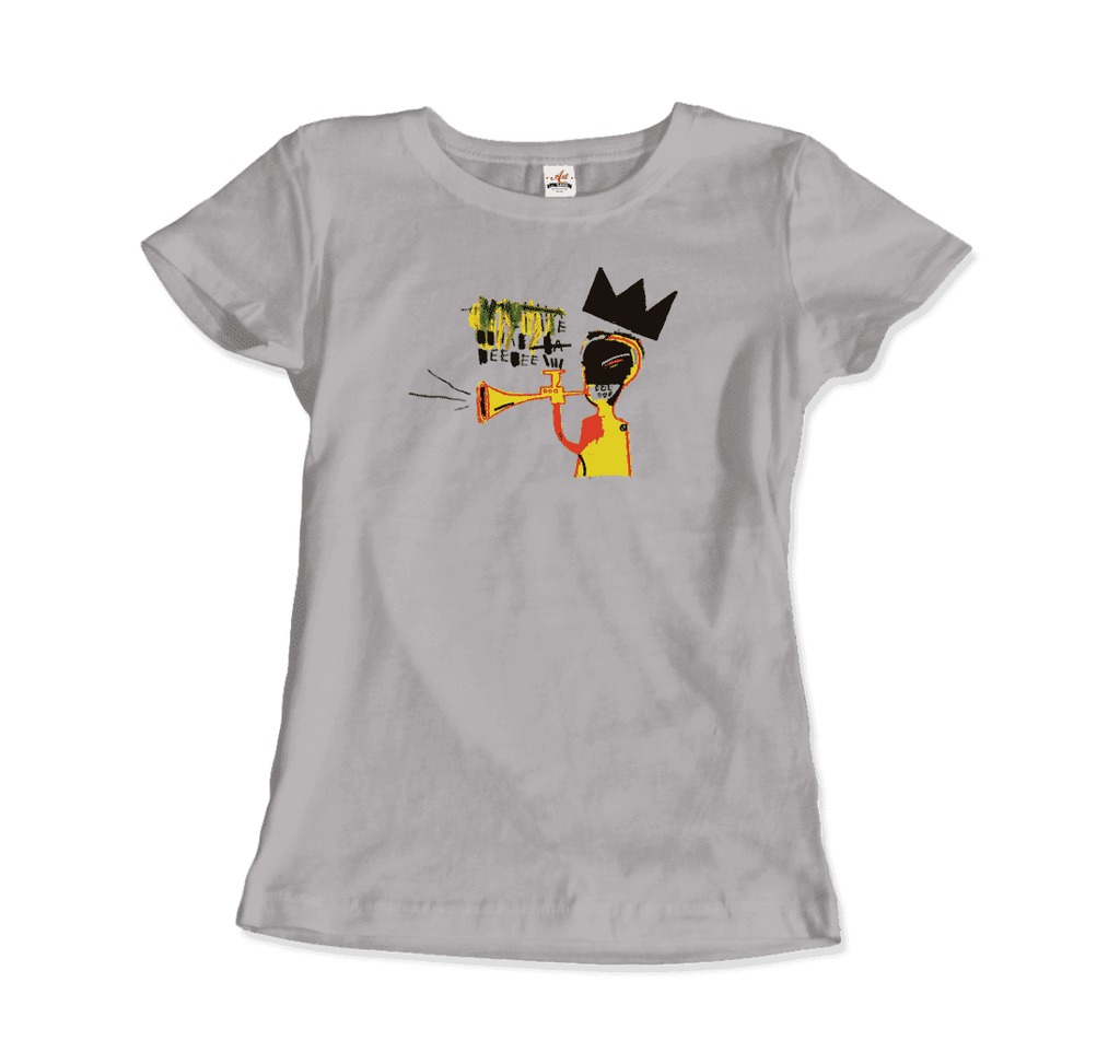 jean michel basquiat trumpet 1984 artwork t shirt art o rama
