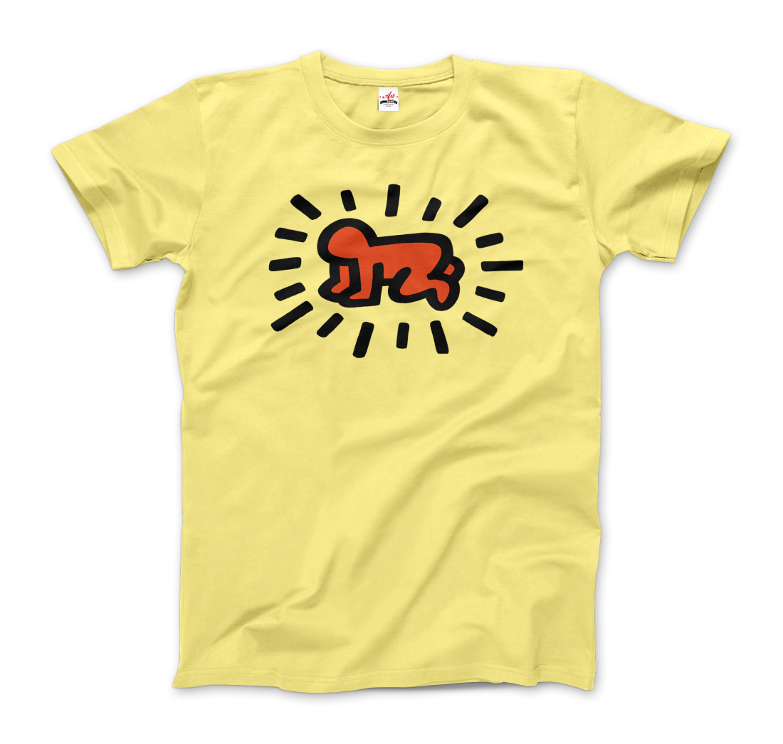keith haring radiant baby icon 1990 street art t shirt