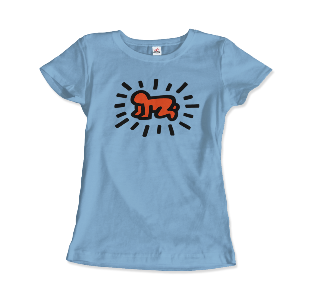 keith haring heart of men icon series street art t shirt