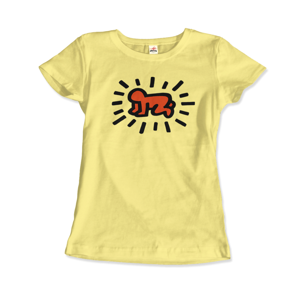 keith haring radiant baby icon 1990 street art t shirt