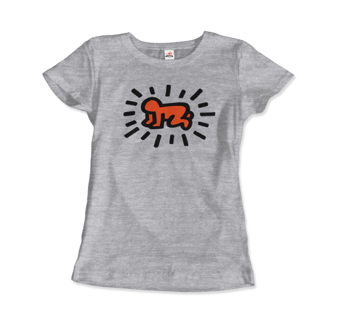 keith haring radiant baby icon 1990 street art t shirt