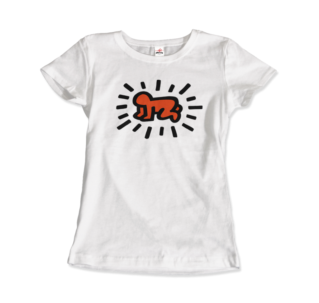 keith haring heart of men icon series street art t shirt