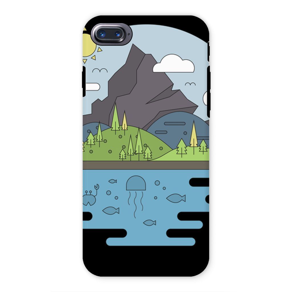 mountains world ii phone case