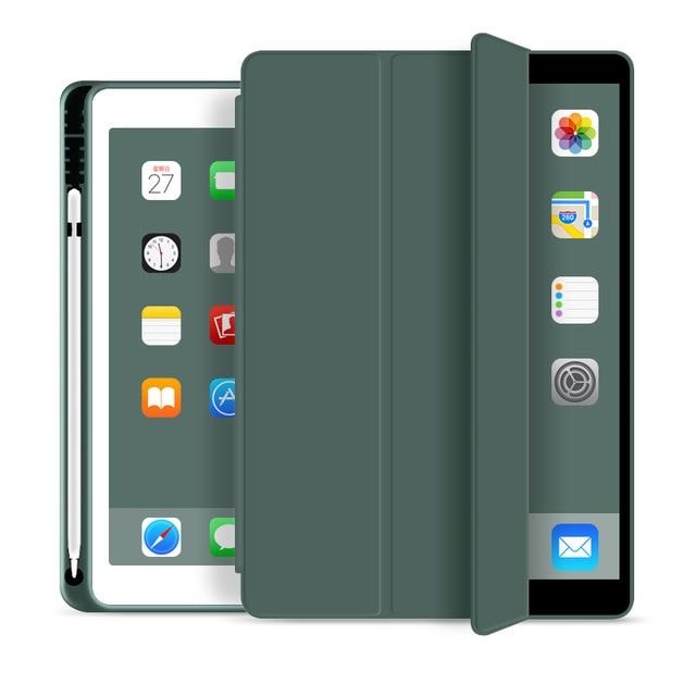case for 2020 ipad 10 2 8th 2018 2017 9 7 mini 5 2021 pro 11 10 5 air 3 4 smart cover with pencil holder ipad 5th 6th generation tablets e books case