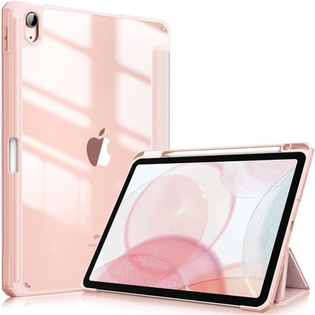 ipad case for 2021 mini 6 pro 11 9th generation case 10 2 2018 9 7 5 6th air 2 3 4 10 5 10 9 pu silicon transparent cover funda tablets e books case