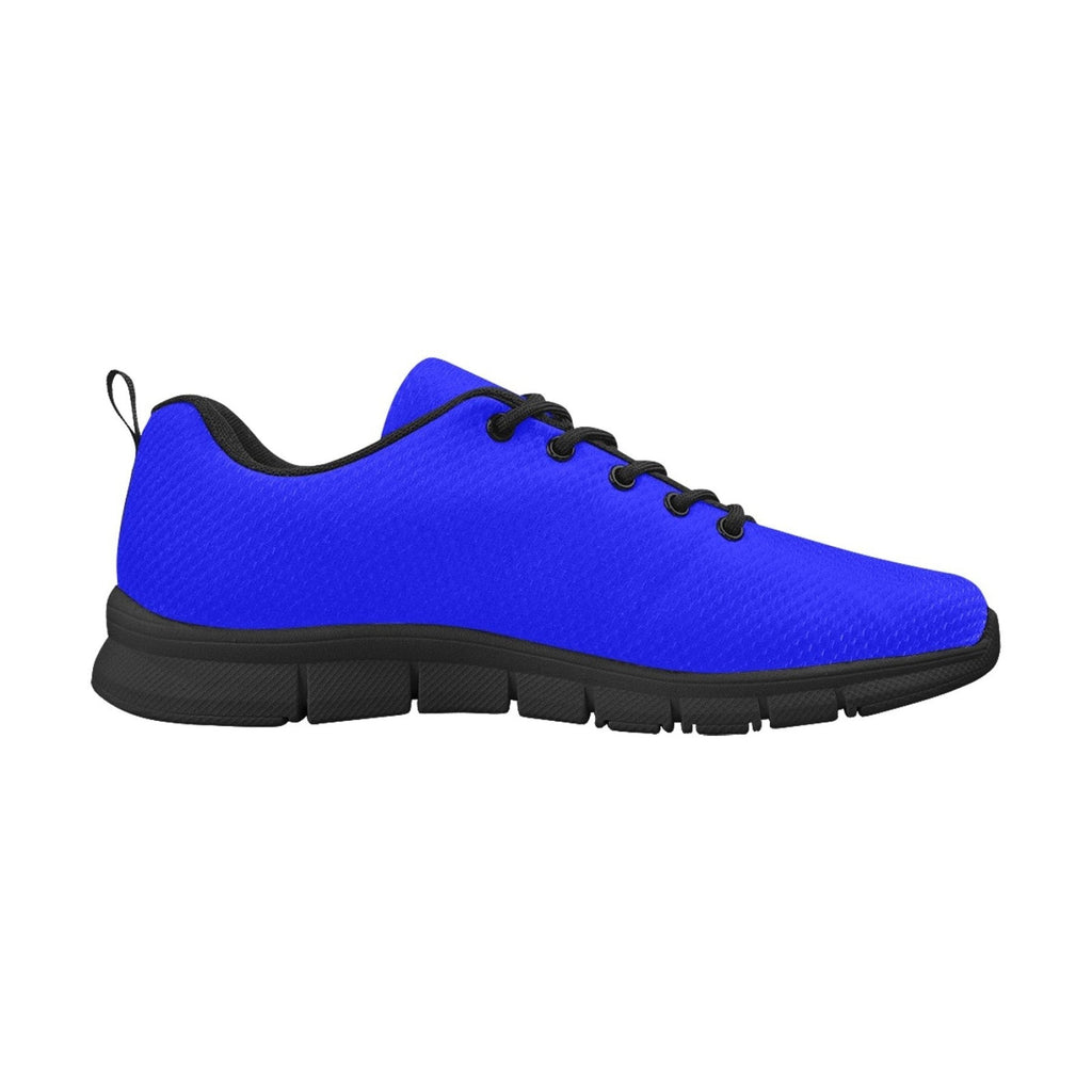 royal blue black bottom womens canvas running shoes