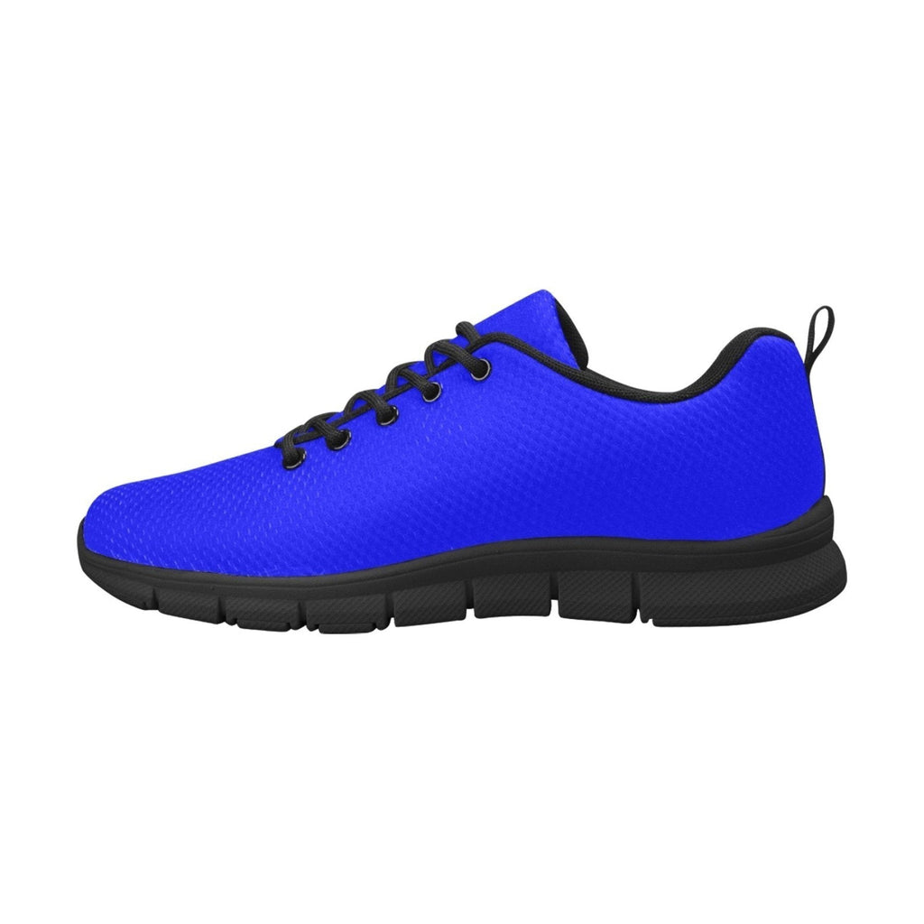 royal blue black bottom womens canvas running shoes